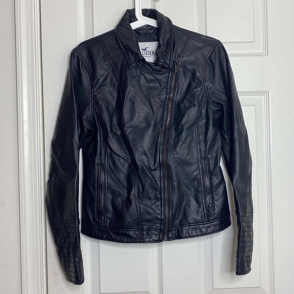Hollister Leather Jacket